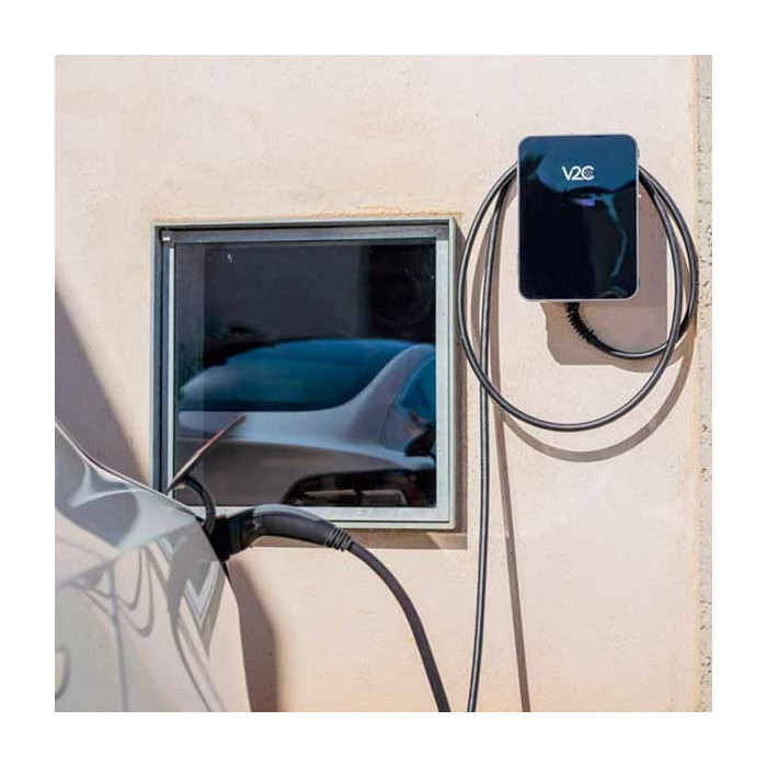 Cargador V2C Trydan monofásico 7,4Kw con cable T2  de 10 metros