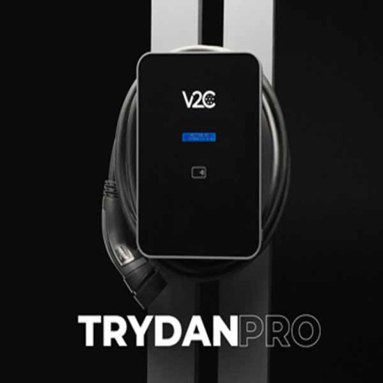 Cargador V2C Trydan PRO monofásico 7,4Kw T2 con protecciones incluidas