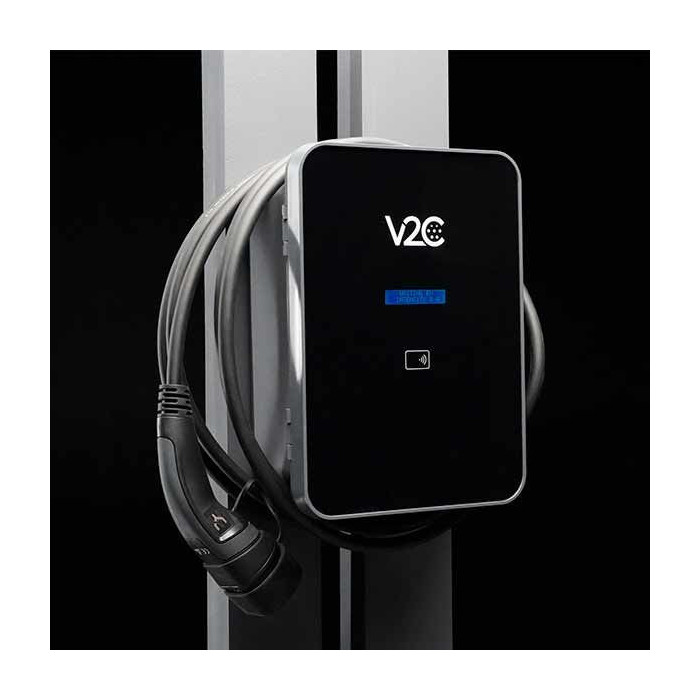 Cargador V2C Trydan PRO monofásico 7,4Kw T2 con protecciones incluidas