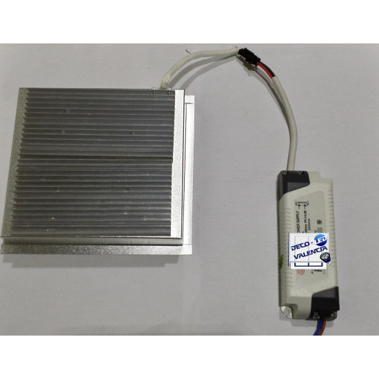 Disco LED Downlights Cuadrados 17W