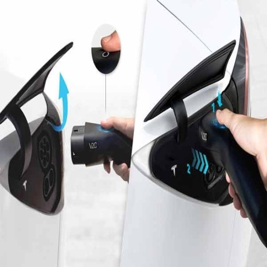 ▷ Cargador V2C Trydan PRO 7,4Kw T2 boton Tesla con protecciones | cargadores – Decoled VLC