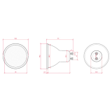 Bombilla MultiLED 6W GU10 230V