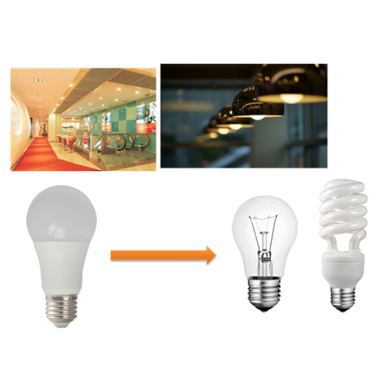 Bombilla E27 LED GLOBO 12W 230V