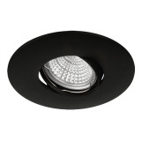 Empotrable Aluminio Redondo Negro Ala ancha  | Decoled Valencia