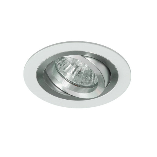 Empotrable Aluminio Redondo anonizado blanco | Decoled Valencia
