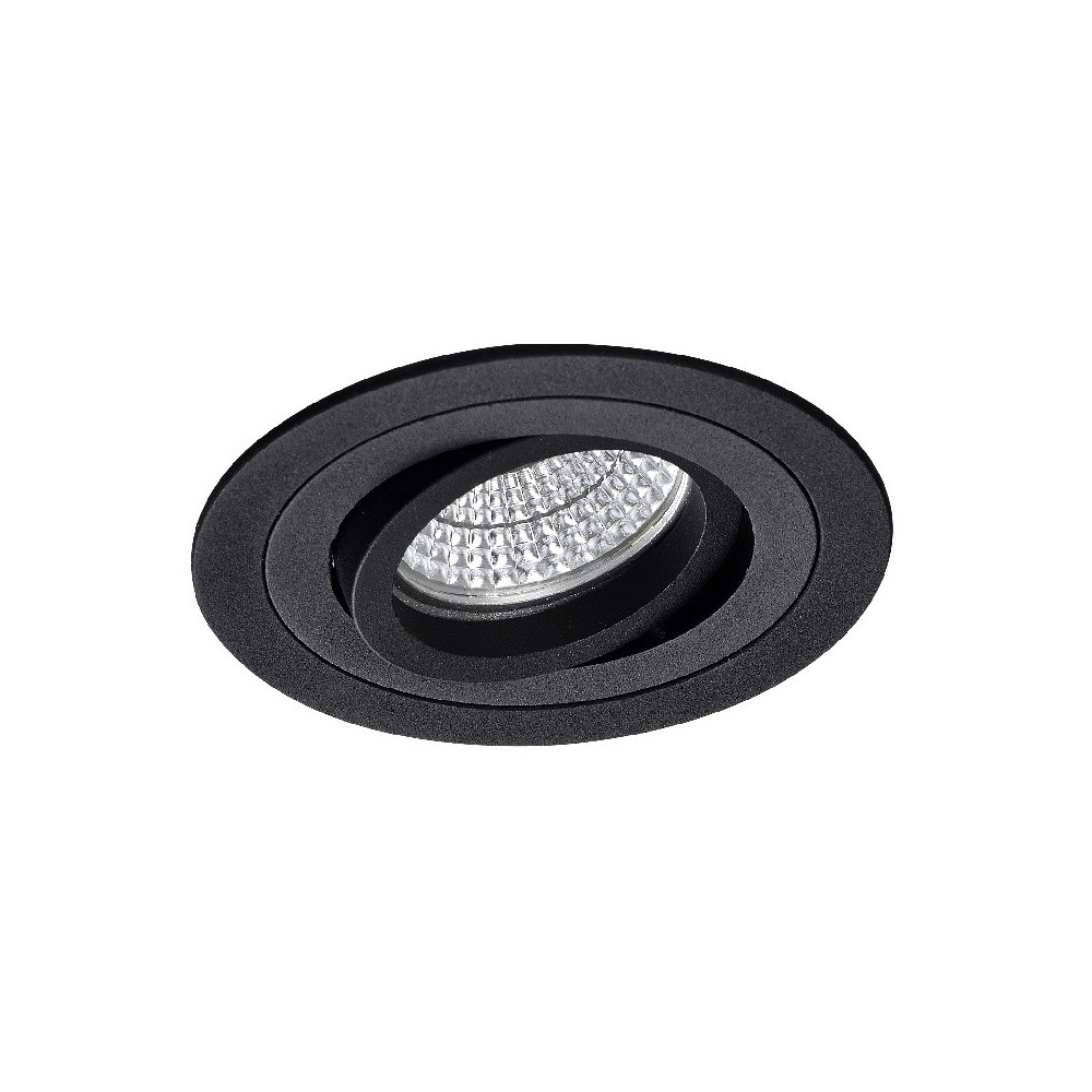 Empotrable Aluminio Redondo Negro Extraible | Decoled Valencia