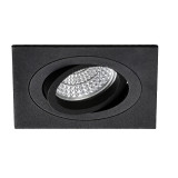 Empotrable Aluminio Cuadrado Negro Extraible | Decoled Valencia