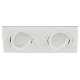 Empotrable doble Blanco | Decoled Valencia