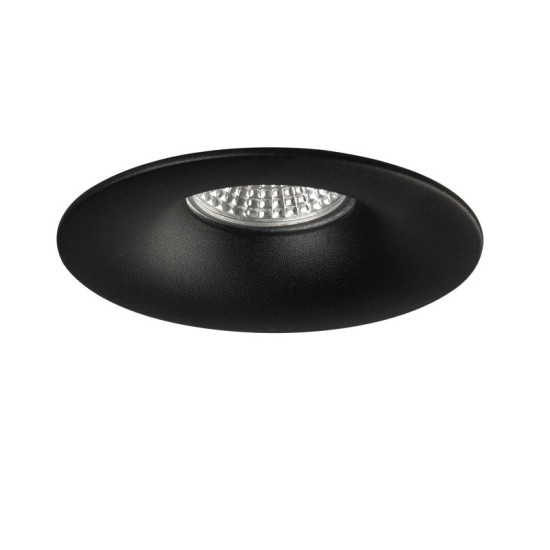 Empotrable Aluminio redondo concavo negro ancho | Decoled Valencia