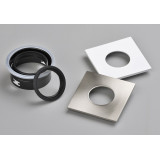 Empotrable aluminio IP54 Niquel Satinado  Cuadrado | Decoled Valencia