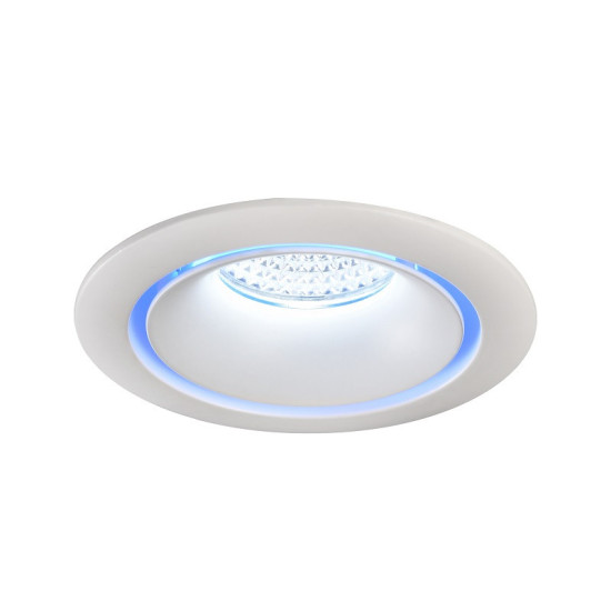 Empotrable aluminio IP54 Blanco Luz lateral Azul | Decoled Valencia