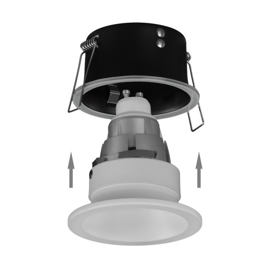 Empotrable aluminio IP65 Negro | Decoled Valencia