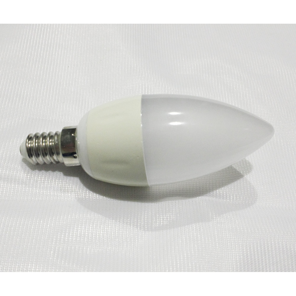 Bombilla E14 LED  Vela 5W Aluminio