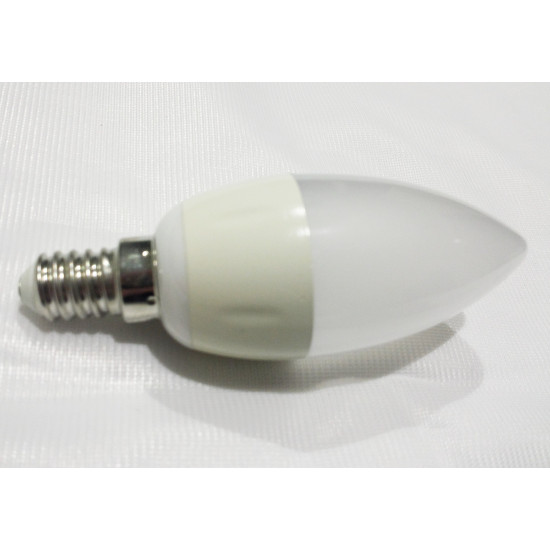 Bombilla E14 LED  Vela 5W Aluminio