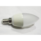 Bombilla E14 LED  Vela 5W Aluminio