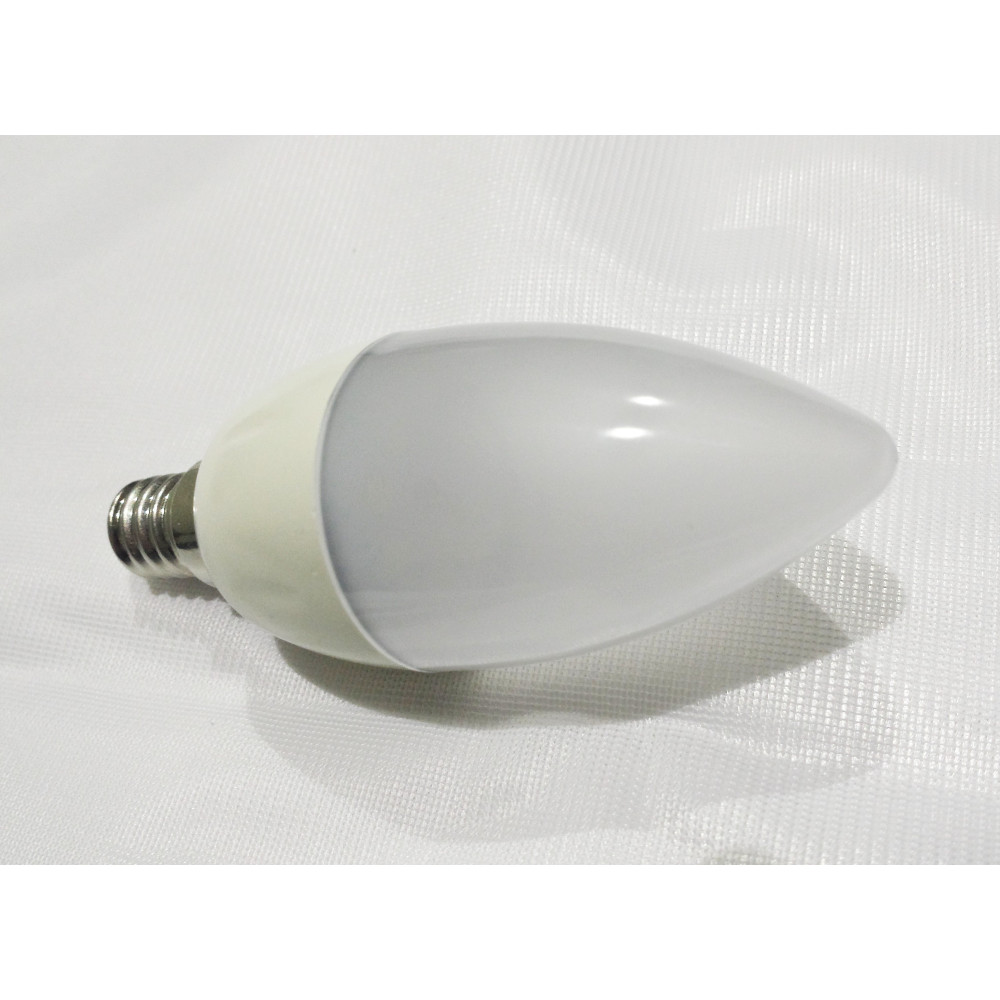 Bombilla E14 LED  Vela 5W Aluminio