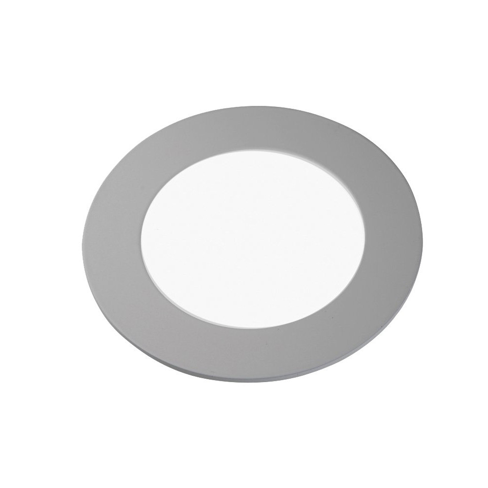 Downlight LED Panel 6W Plata Gris