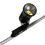Foco Carril LED monofásico 20W Negro