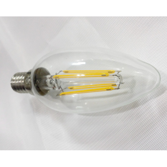 Bombilla E14 VELA FILAMENTO LED 4W 