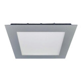 Downlight LED Panel Cuadrado 18W Plata Envejecida