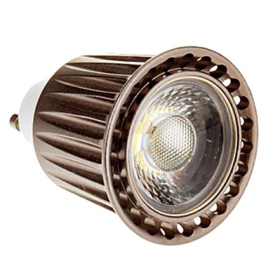 Dicroica GU10 LED Lente COB 5W 230V