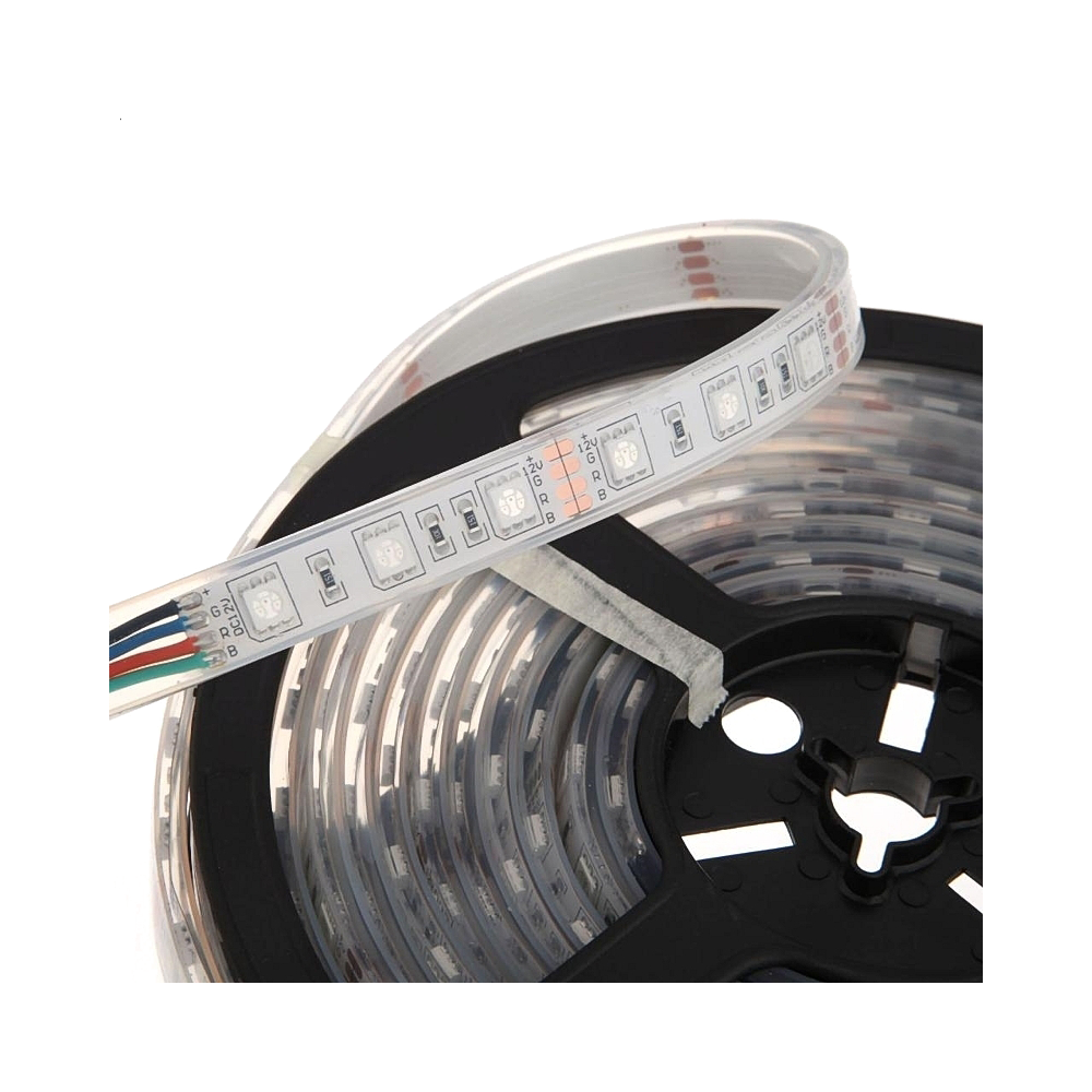Tira LED 5050 RGB 14,4 W/m 12V IP68 5 metros SUMERGIBLE