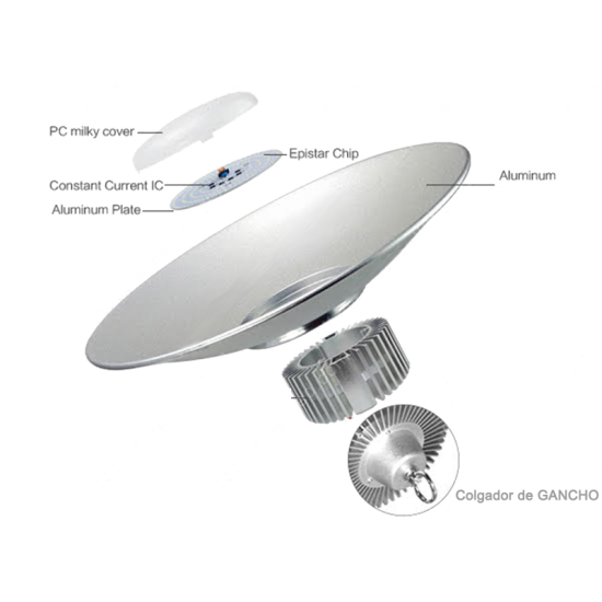 Campana LED 75W 230V