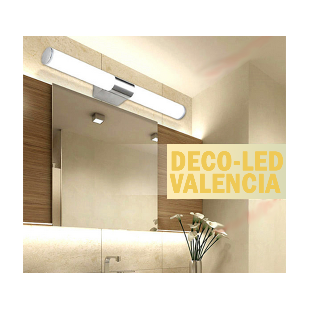 Aplique LED Espejo Baño 8W-12W-16W CROMO