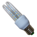 Bombilla LED E27 CRISTAL 9W 360º 230V