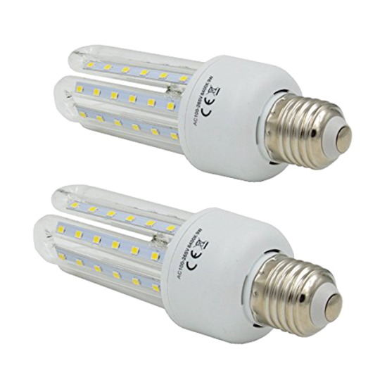 Bombilla LED E27 CRISTAL 9W 360º 230V