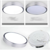 Plafón LED 15W Contorno Aluminio
