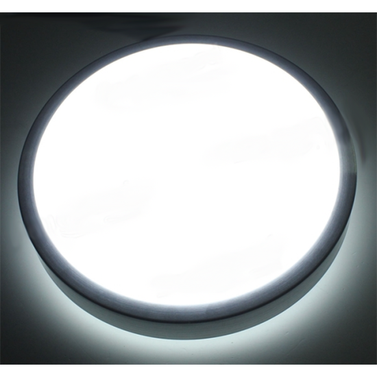 Plafón LED 18W Contorno Aluminio