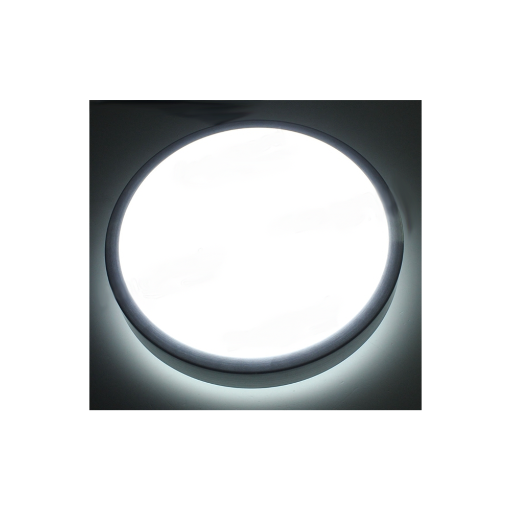 Plafón LED 18W Contorno Aluminio
