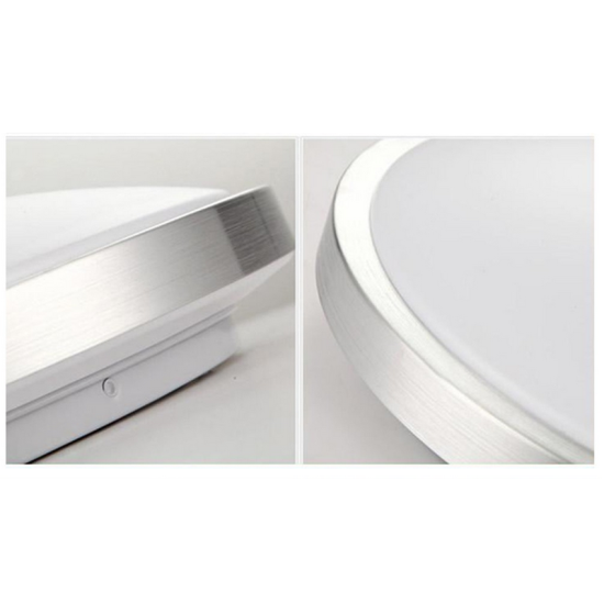 Plafón LED 18W Contorno Aluminio