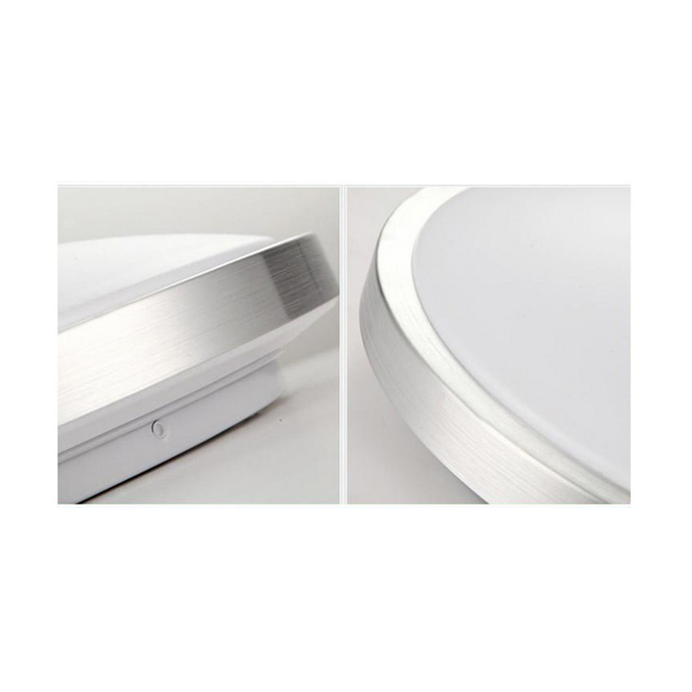 Plafón LED 18W Contorno Aluminio