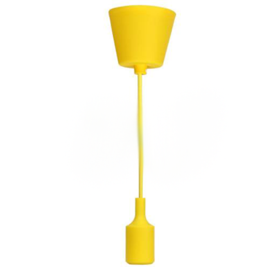 Portalámparas colgante de silicona E27 Colores