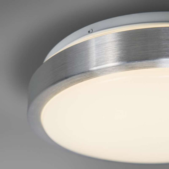 Plafón LED detector movimiento 15W Aluminio