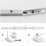 Interruptor para perfil tira de LED 