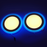 Downlight LED 20W+4W Contorno iluminado Redondo