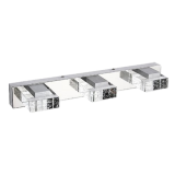 Aplique LED Espejo Baño 9W Cristal