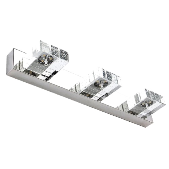 Aplique LED Espejo Baño 9W Cristal