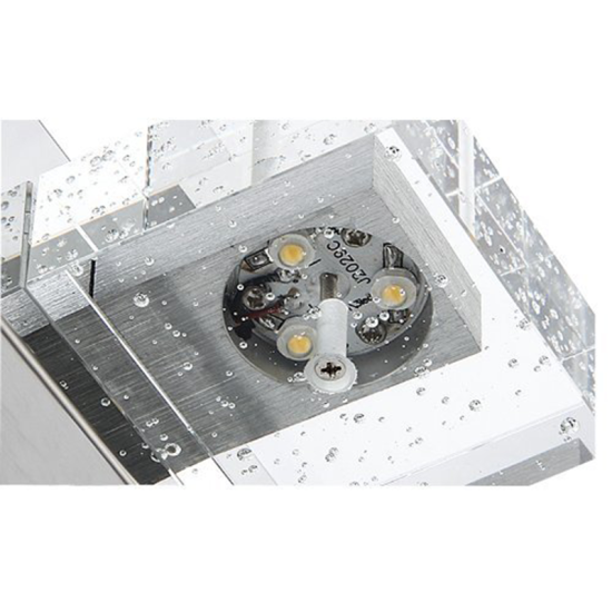Aplique LED Espejo Baño 9W Cristal