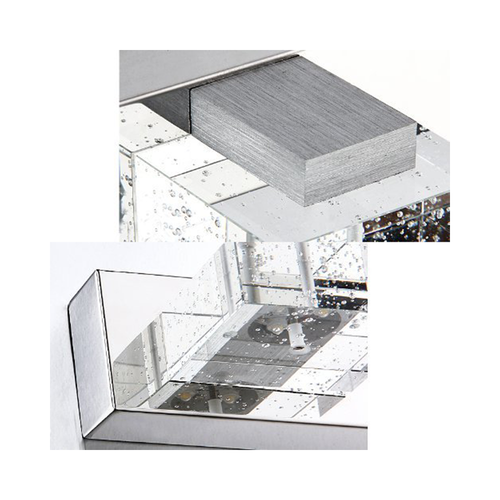 Aplique LED Espejo Baño 9W Cristal