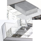 Aplique LED Espejo Baño 9W Cristal