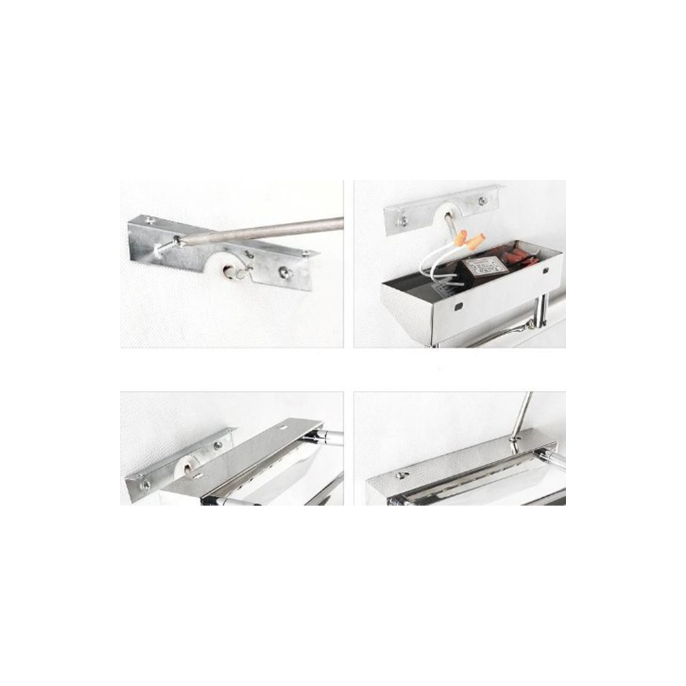 Aplique LED Espejo Baño 9W Cristal