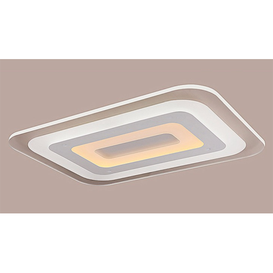 Plafón LED 70W Rectangular metacrilato 3 colores (Blanco Frío, Natural y Cálido)
