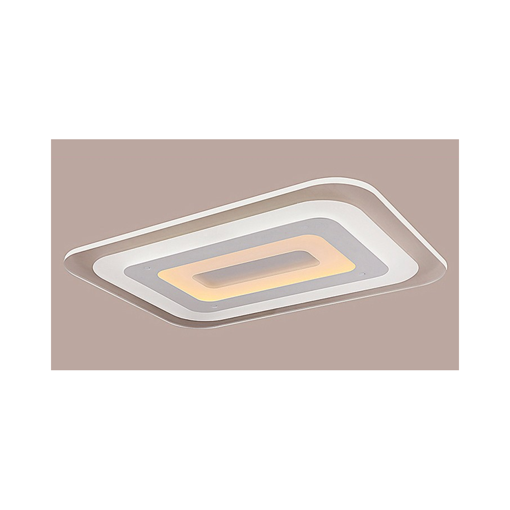 Plafón LED 70W Rectangular metacrilato 3 colores (Blanco Frío, Natural y Cálido)