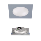Downlight LED cuadrado Cristal Gris 18W