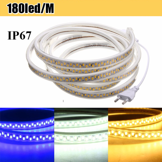 Tira LED SMD 5730 14 W/m 230V IP67 5 metros