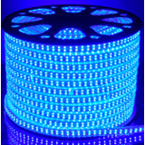 Tira LED SMD 2835 13 W/m AZUL 230V IP67 5 metros